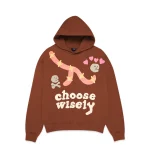 Broken Planet Market Choose Wisely Hoodie Brown