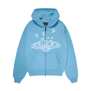 Broken Planet x Kick Game Hoodie Blue