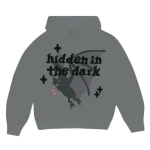 Broken Planet Market Hidden in the Dark Hoodie Shadow Grey