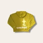 Broken Planet Market Logo Hoodie Lime