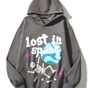 Broken Planet Lost in Space Hoodie- Gray