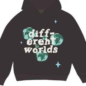 Broken Planet Market Different Worlds Hoodie Onyx