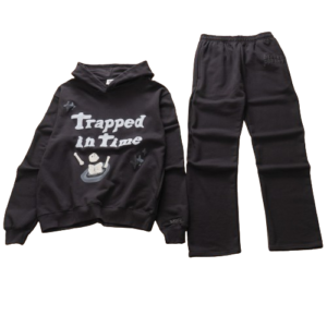 Broken Planet Black Trapped Tracksuit